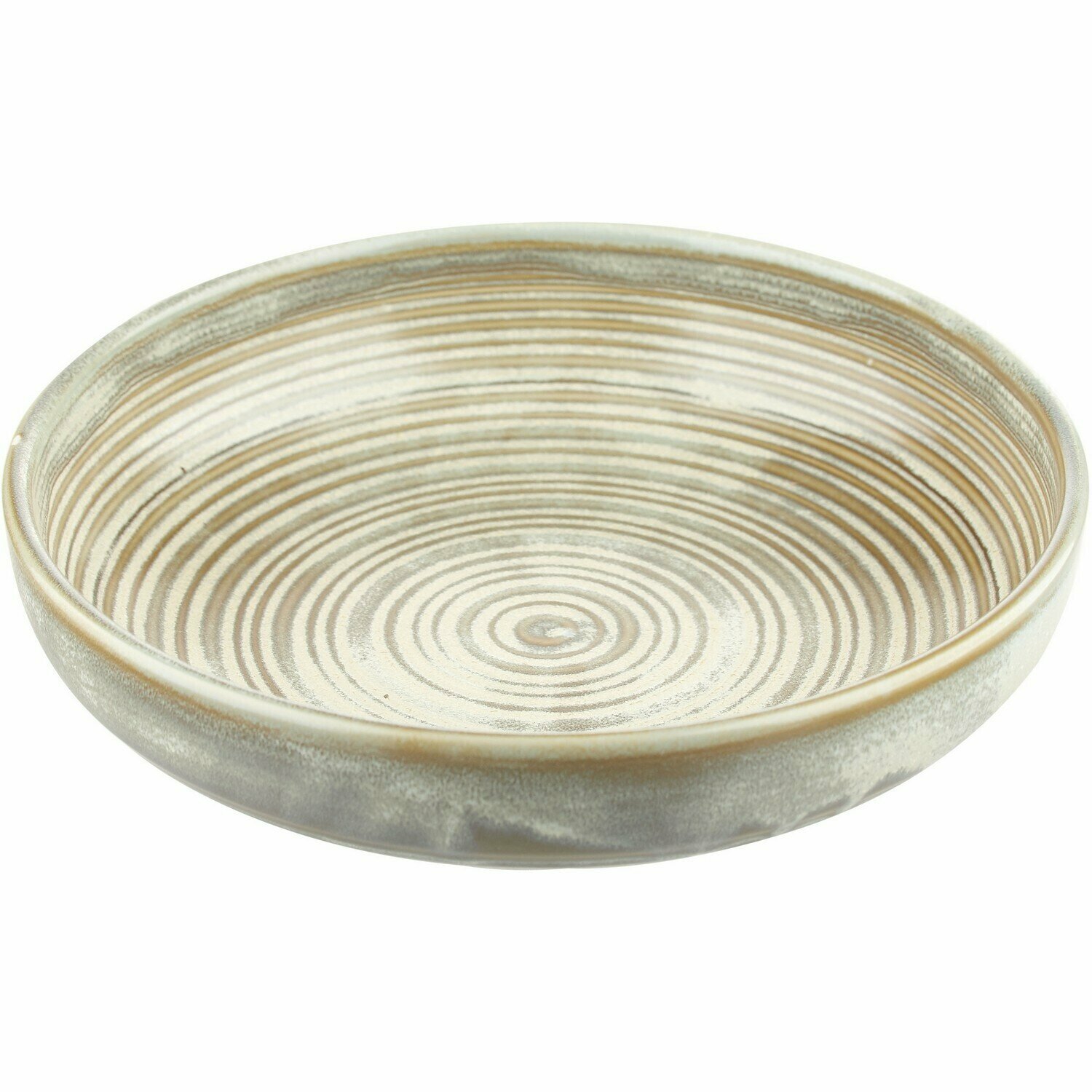 фото Тарелка Kunstwerk глубокая Агава 193х193х45мм, фарфор, матовый-зеленый