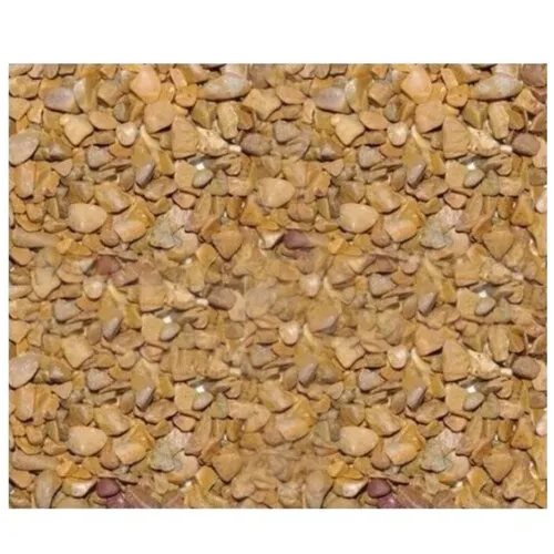 Галька полуокатанная коричневая (Грунт) 5-8 мм. (2 кг)