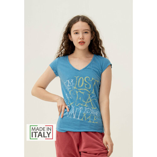 Футболка Bowery NYC, размер M, синий