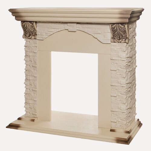 Изображение товара Портал каминный из МДФ RealFlame Дублин под очаги (Маджестик, Фобос, Юджин, 3D Olympic, 3D Ореган)