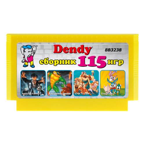 Картридж Dendy Игровой сборник 115 игр для приставок 4 в 1 сборник игр для dendy aa 2489