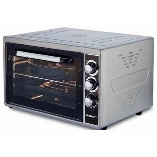 Мини-печь Kraft KF-MO 3800 GR серый Уценка БУ 238100₽