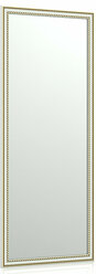 Зеркало 120 белая косичка, ШхВ 40х100 см., зеркала для офиса, прихожих и ванных комнат, горизонтальное или вертикальное крепление