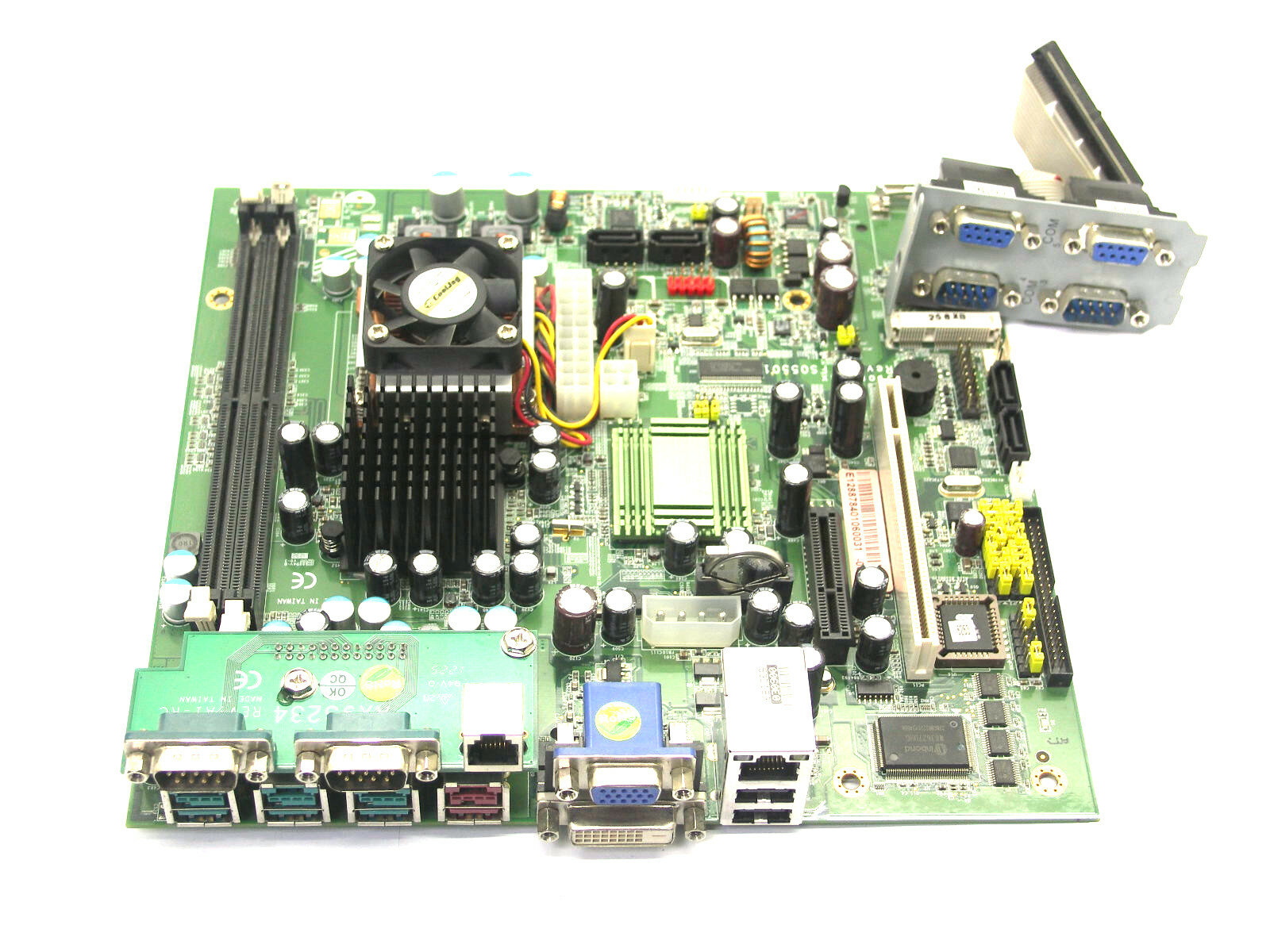 Мат. плата Fujitsu StoreMax rev A3 FS05501 Celeron 1900MHz/2XDDR2/PCI-E x1/VGA/DVI/ 6x RS-232/ 2x USB/mATX