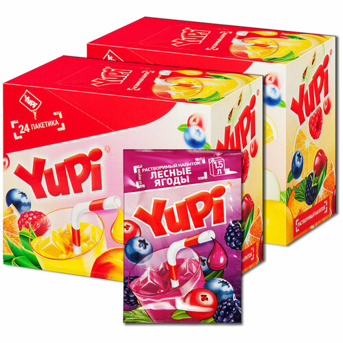 Растворимый напиток YUPI (Юпи) Лесные ягоды, 48 шт.