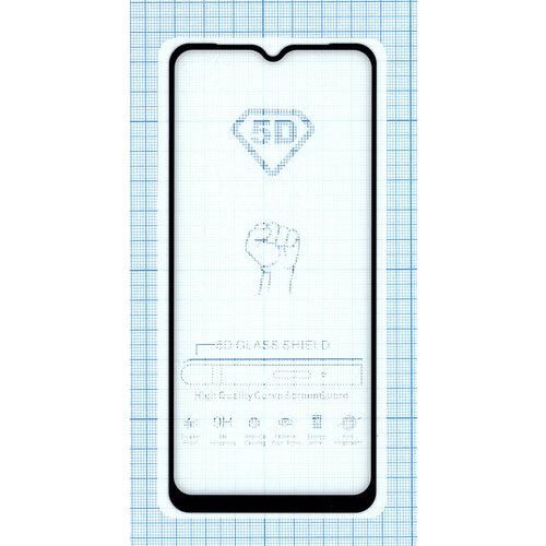 Защитное стекло Полное покрытие для Xiaomi Mi 10 Lite черное