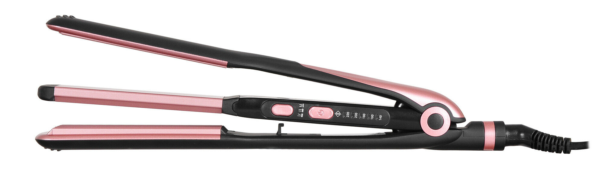 Прибор для укладки волос Starwind SHC 7050 черный/розовое золото