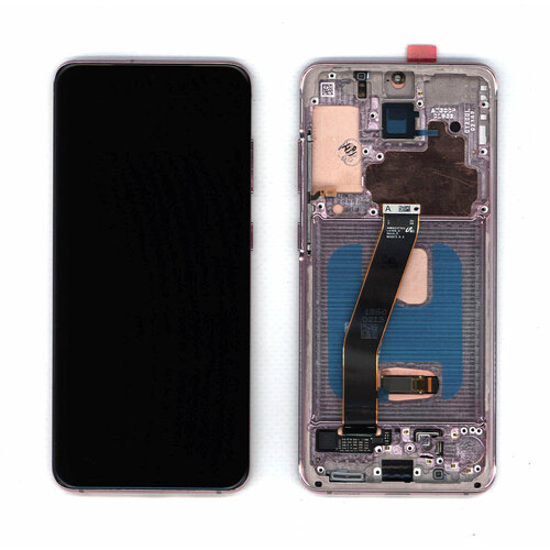 чехол задняя панель накладка бампер mypads ешимитсу рисунок для samsung galaxy s20 sm g980f ds samsung galaxy s11e противоударный Дисплей для Samsung Galaxy S20 SM-G980F в сборе с тачскрином и рамкой розовый