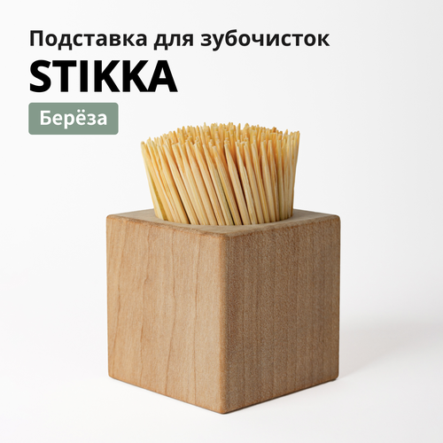 фото Подставка для зубочисток деревянная mega toys береза мега тойс
