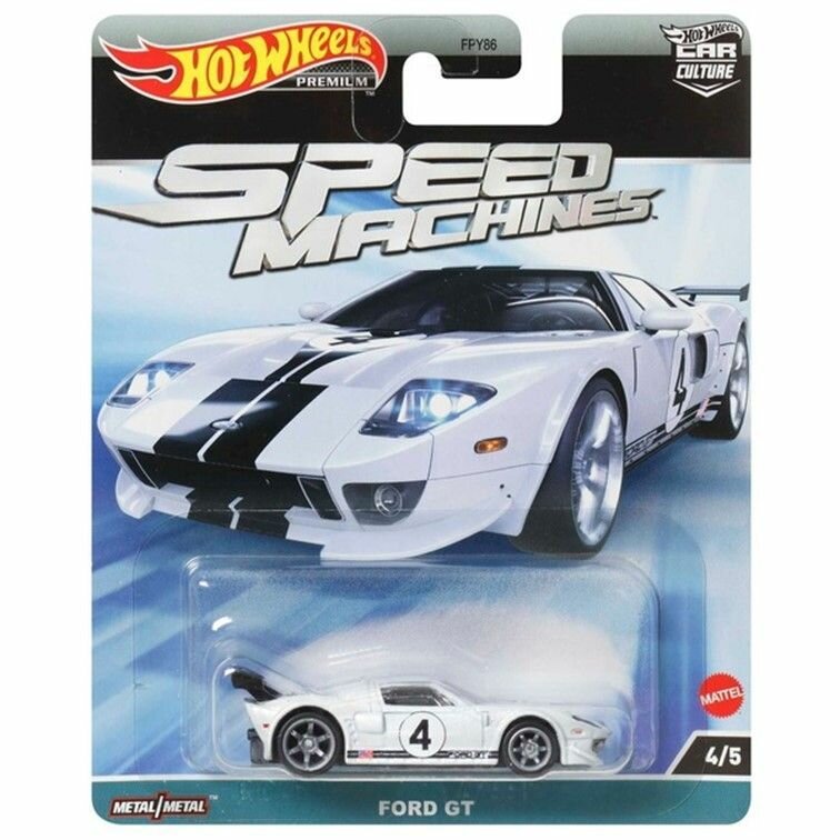 FPY86-HKC46 Машинка игрушка Hot Wheels Premium Car Culture металлическая коллекционная Ford GT