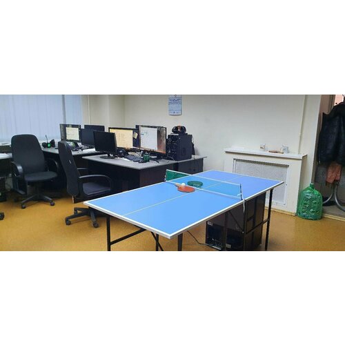 Теннисный стол Подростковый, с сеткой, Синий