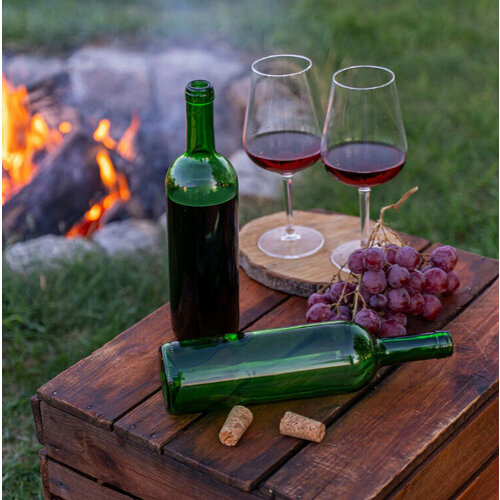 Комплект Бутылок для вина 07 л стекло оливковое 8 шт 1099₽