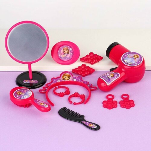 Набор парикмахера 12 предметов Принцесса София Прекрасная 822₽