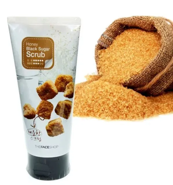 The Face Shop Скраб-пилинг с экстрактом черного сахара Smart Peeling Honey Black Sugar Scrub, 120 мл