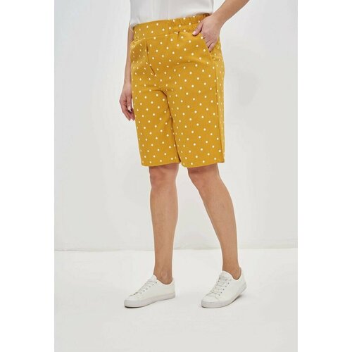 фото Шорты cleo, размер 52, горчичный
