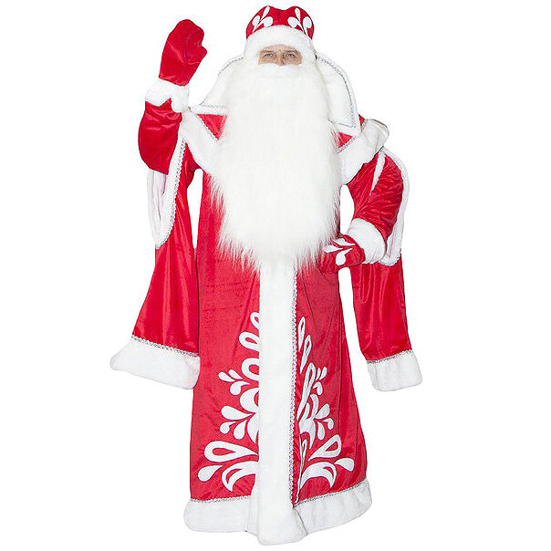 Бока С Взрослый карнавальный костюм Дед Мороз Боярский, 52-54 размер 2044