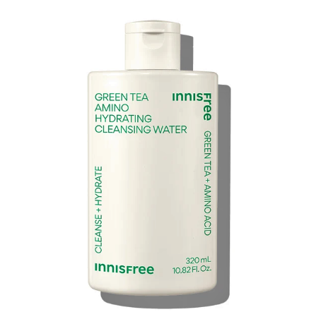 Слабокислотная очищающая вода Innisfree Green Tea Hydrating Amino Acid Cleansing Water 320 мл