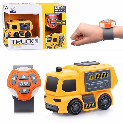 Машина радиоуправляемая Oubaoloon пульт управления-браслет, свет, звук, 27MHz, в коробке (627-2)