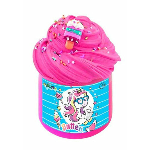 Слайм стекло Butter розовый 180 грамм 00-00512423