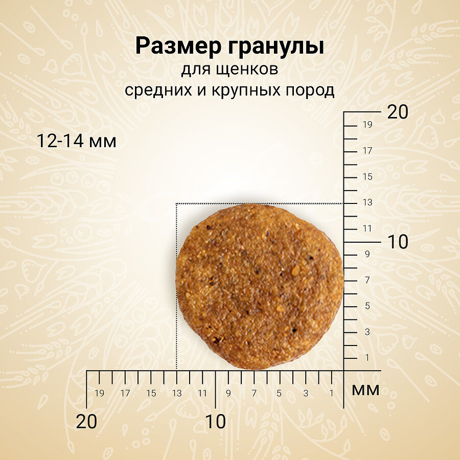 Сухой корм CRAFTIA NATURA для щенков средних и крупных пород из лосося и сельди 7 кг — фото 1