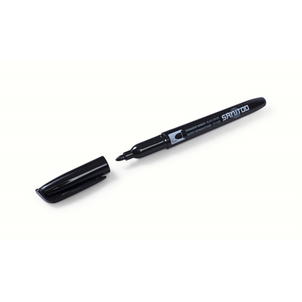 Маркер перманентный (черный), 3042, Sanitoo