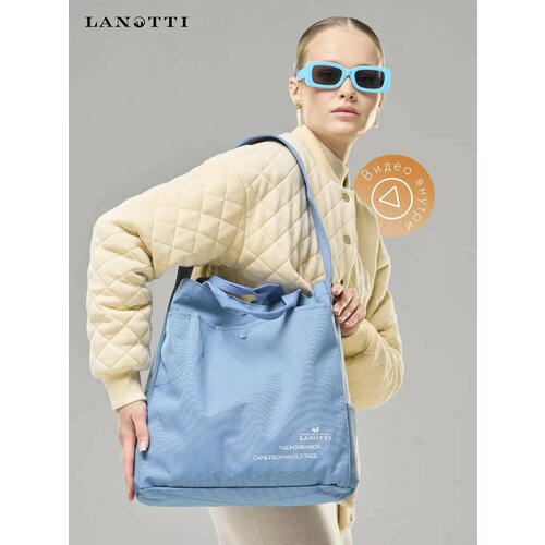 фото Сумка шоппер lanotti, синий