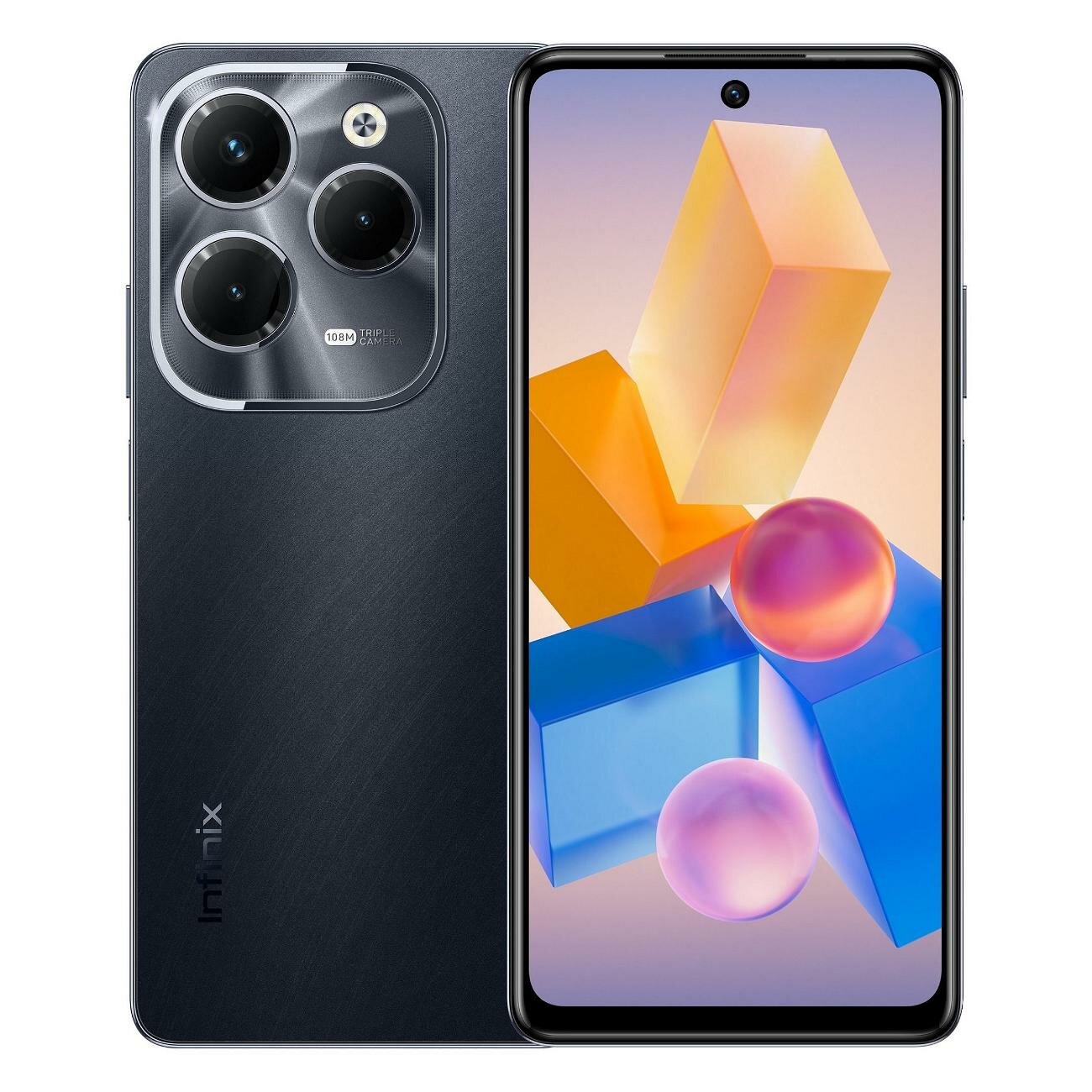 Infinix HOT 40 Pro 8/256 Global, Dual nano SIM, черный