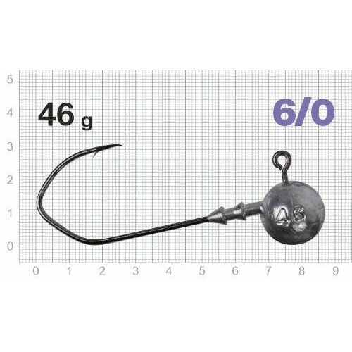 Джиг-головки рыболовные Nautilus CLAW NC-1021 крючок № 6/0, 46гр (3 штуки)