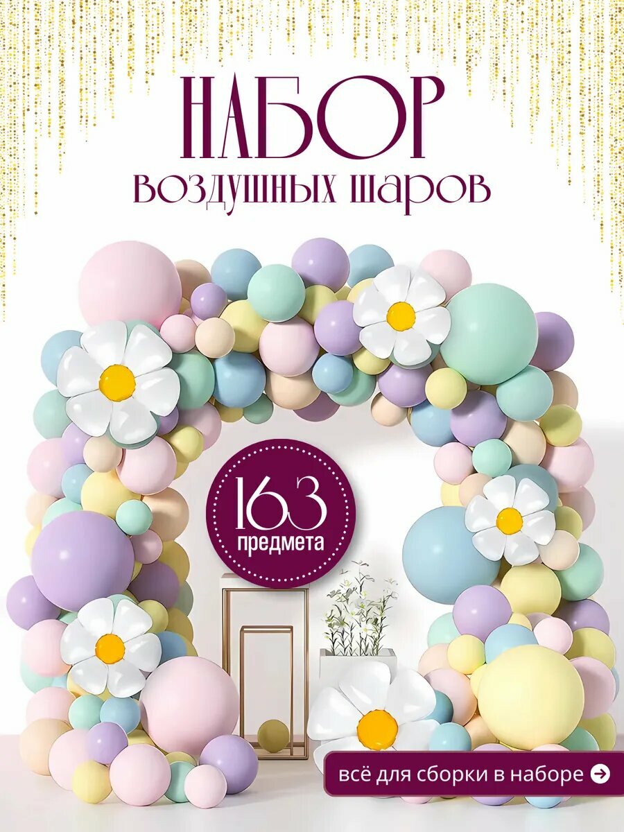 Воздушные шары на День рождения Фотозона