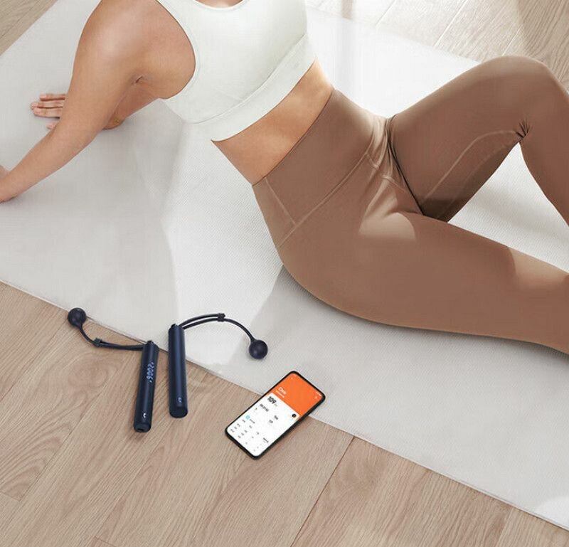 Умная скакалка Xiaomi Mijia Smart Skipping Rope XMSR-P803 синяя, версия CN: долгосрочное использование