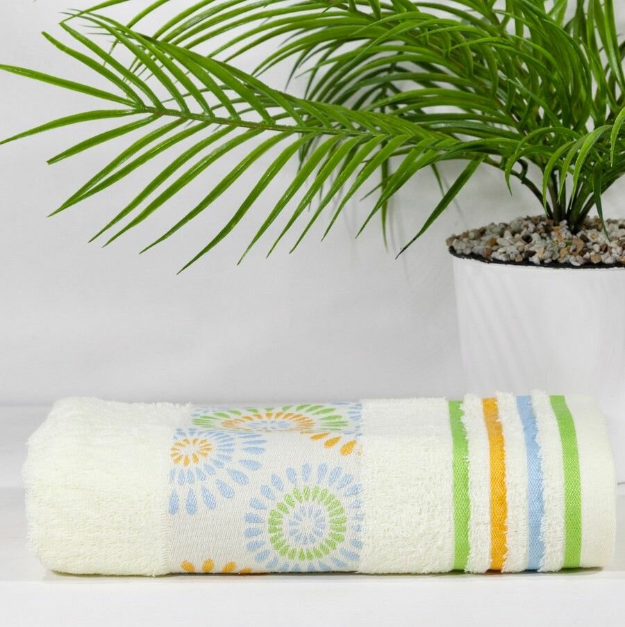 Полотенце махровое 60x120 банное Wellness