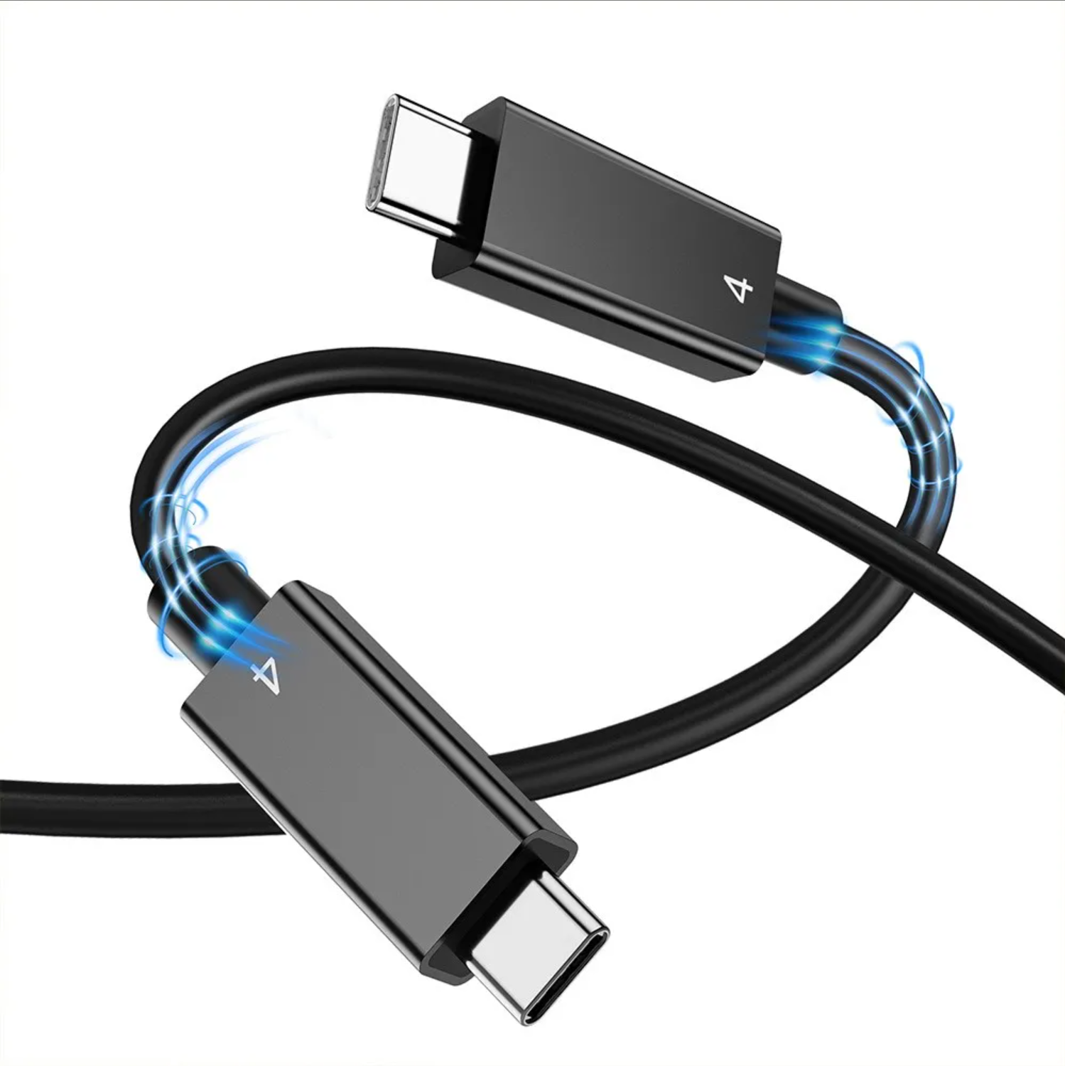 Кабель Thunderbolt 4 (USB4, Type-C) 8K@60Hz, 40Gbps, PD 240W, 1,5 метра — фото 1