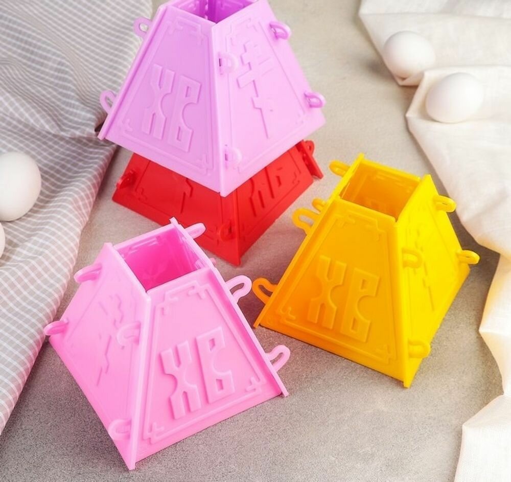 Форма для пасхи №1, разборная, 12,5х12х11 см, пластик, Бриг. — фото 1