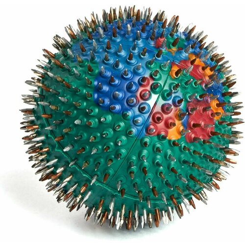 Рефлекторный массажер МПК Ляпко Мячик игольчатый плюс 55 см зеленый 2426₽