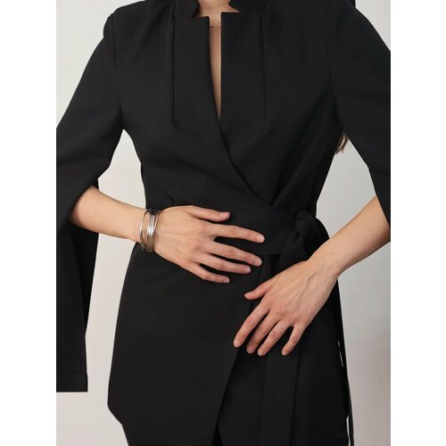 фото Пиджак carolina shop, размер 40, black
