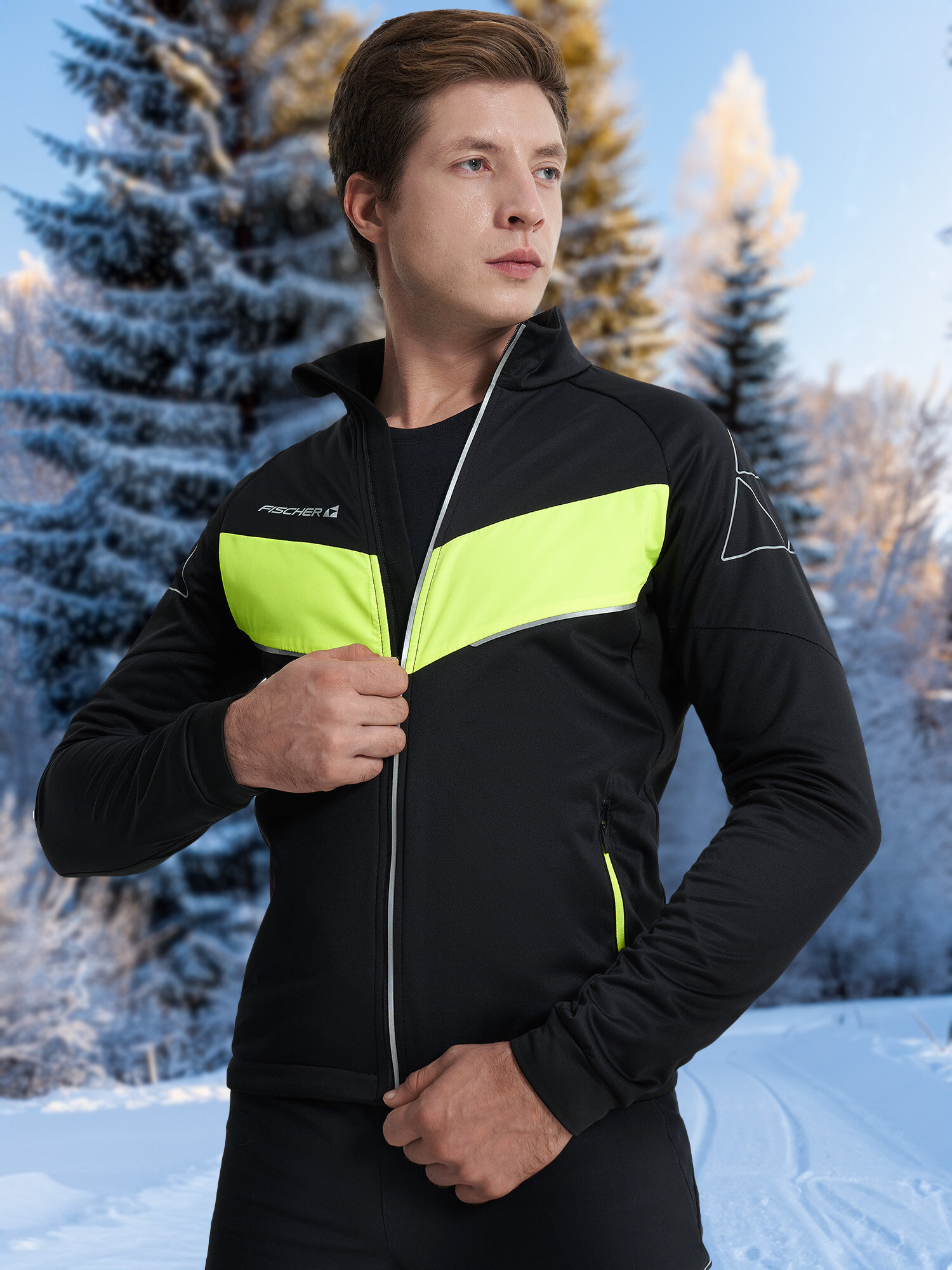 Куртка Fischer Базовая коллекция размер INT46 черный