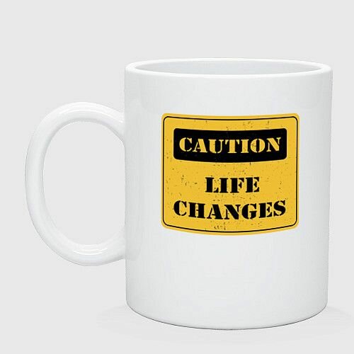 Life Changes Керамическая кружка
