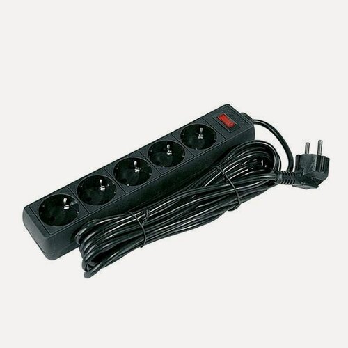 Изображение товара Сетевой фильтр Defender ES, 5 розеток, 5м, белый (99483)