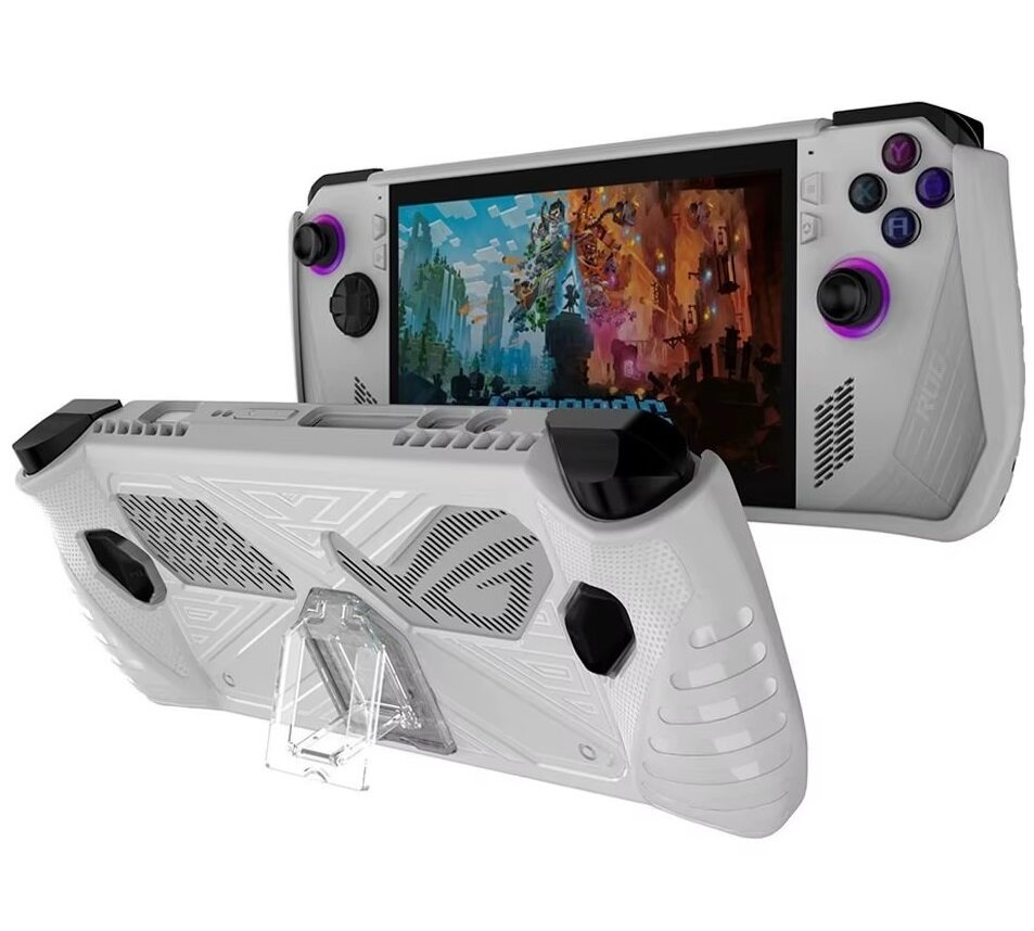 Защитный чехол с подставкой Protective Shell для Asus Rog Ally (White)