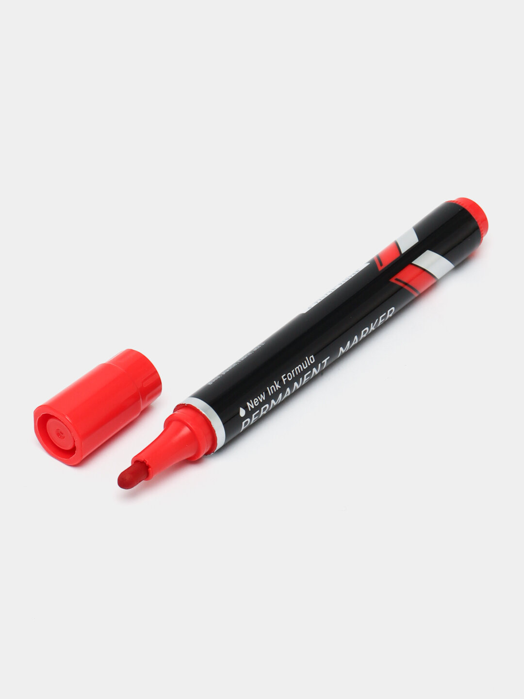 Маркер перменентный, красный, Deli EU10040red q0000005828 — фото 1