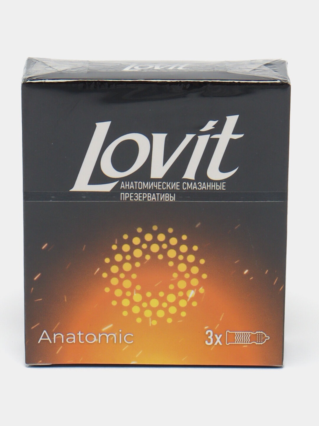Презервативы LOVIT, из натурального латекса, со смазкой, 3 шт