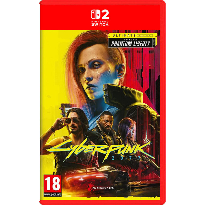 Игра Cyberpunk 2077: Ultimate Edition (Nintendo Switch 2, русская версия) CD Projekt RED Картридж 18+