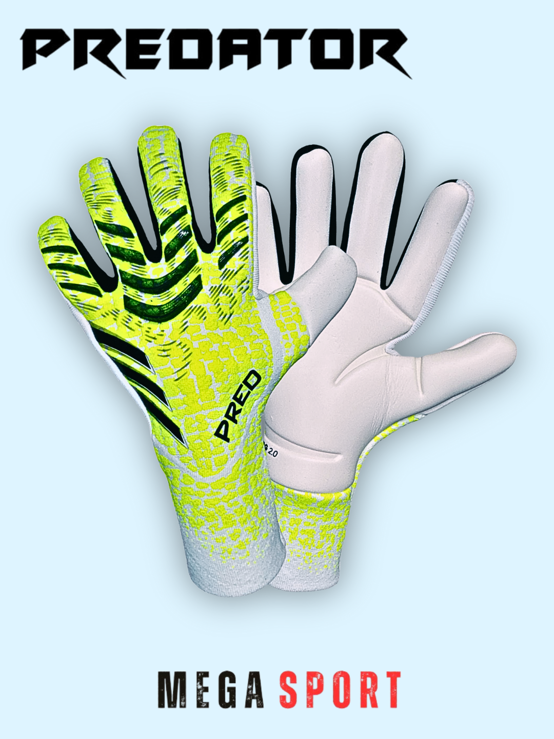 Вратарские перчатки Predator для футбола_YAWIL_9 — фото 1