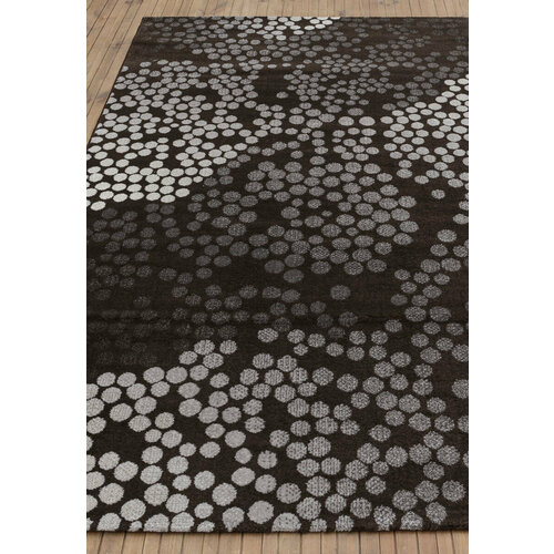 Ковер на пол 1,6 на 2,3 м в спальню, гостиную, тёмно-серый Sevilla 6414-6s99