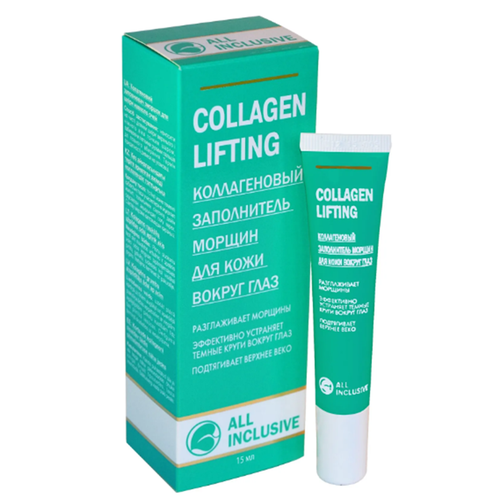 крем коллагеновый collagen lifting заполнитель морщин для кожи вокруг глаз 15 мл COLLAGEN LIFTING - коллагеновый заполнитель морщин для кожи вокруг глаз 15 мл.