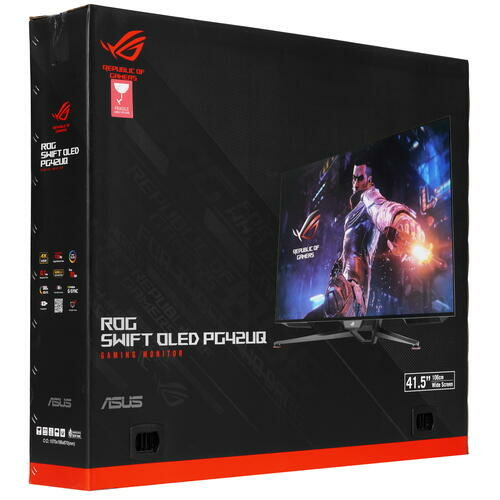 Монитор 42" ASUS черный 3840x2160 OLED 16:9 HDMI M/M матовая 450cd 178гр/178гр DP SPDIF 4K USB - фото №16