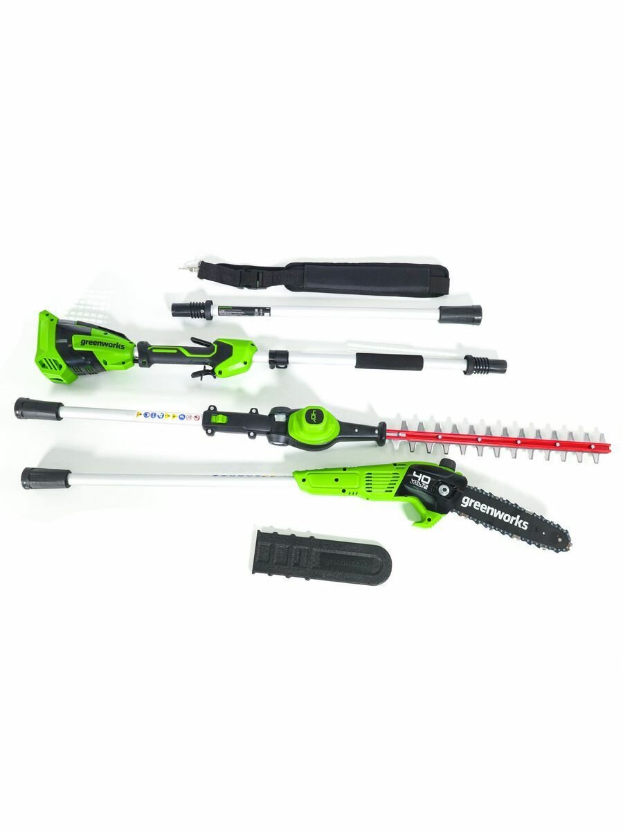 Аккумуляторный высоторез-кусторез GreenWorks G40PSH, 40V без АКБ и ЗУ 1303907 - фото №16