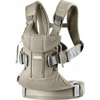 Рюкзак-переноска BabyBjorn Baby carriers One Air 3D Mesh, серо-бежевый