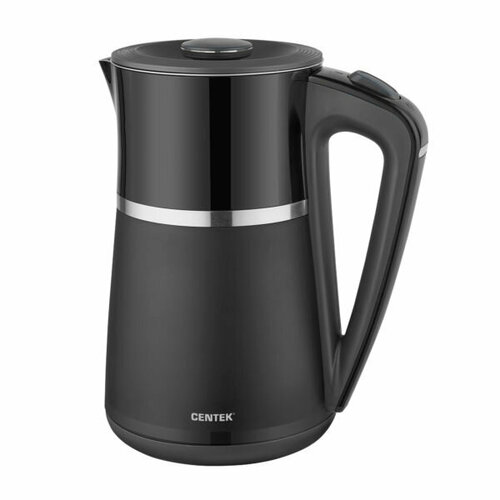 Чайник электрический 17Л 2200ВТ диск двойн КОРП стальПЛ LED индик черн CENTEK 458400₽