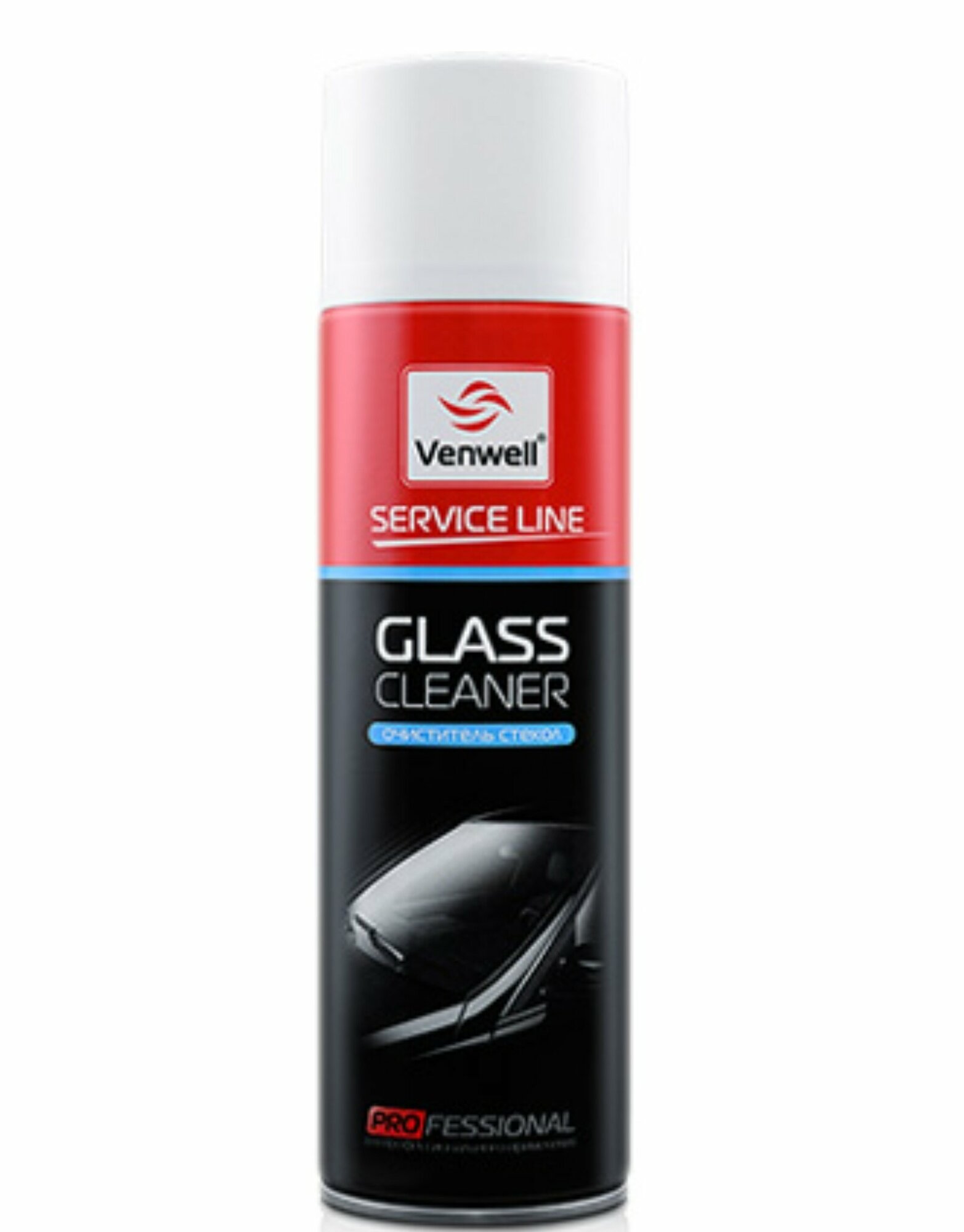 Venwell Очиститель стёкол Glass Cleaner 500мл (аэрозоль).